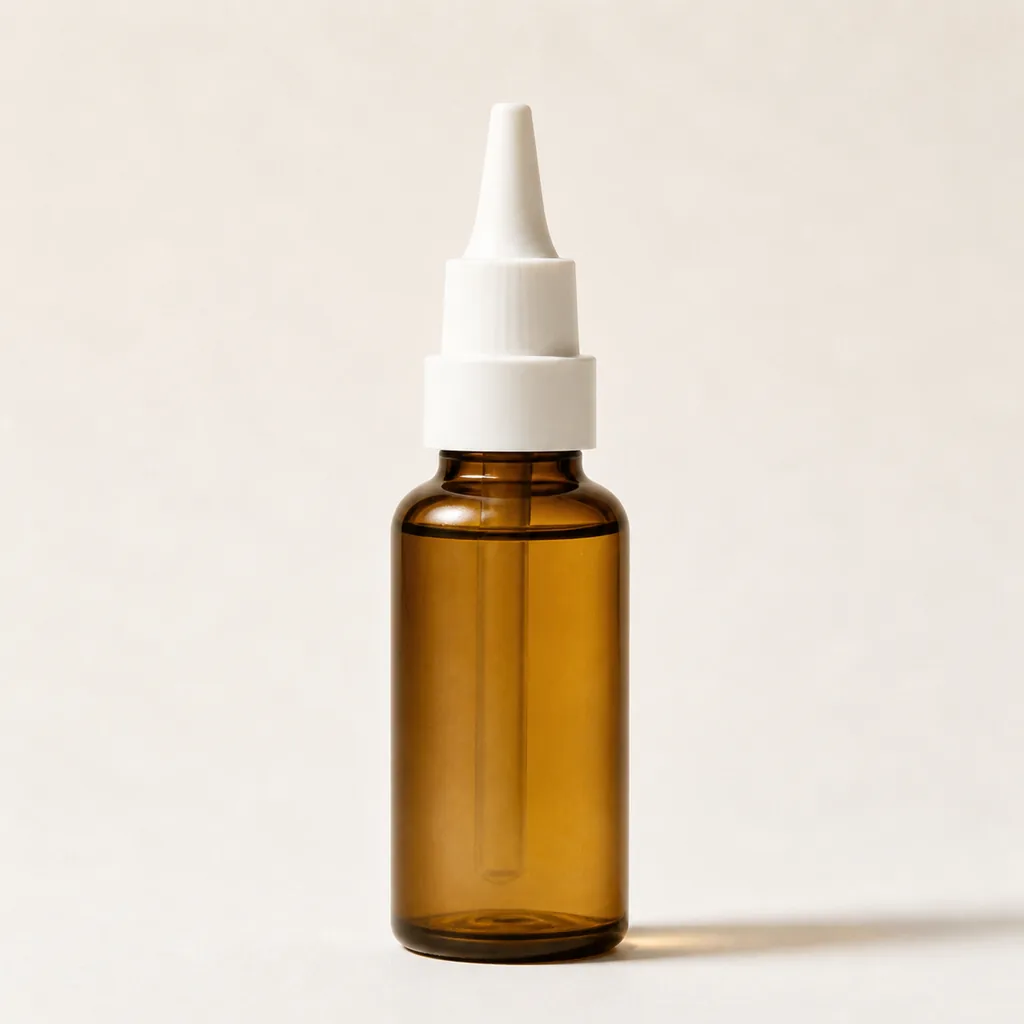 Unbranded hair and scalp serum packaging direction