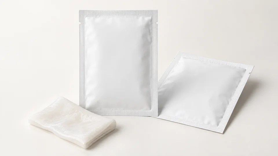 Unbranded packaging concept: Film-forming mask