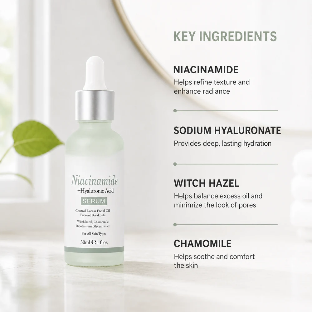 Niacinamide + Hyaluronic acid + Vitamin C · Sérum · FK-1601938645831