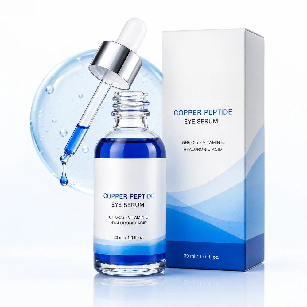 Copper peptide + Vitamin E + Hyaluronic acid · Sérum para os olhos · FK-1601941296374