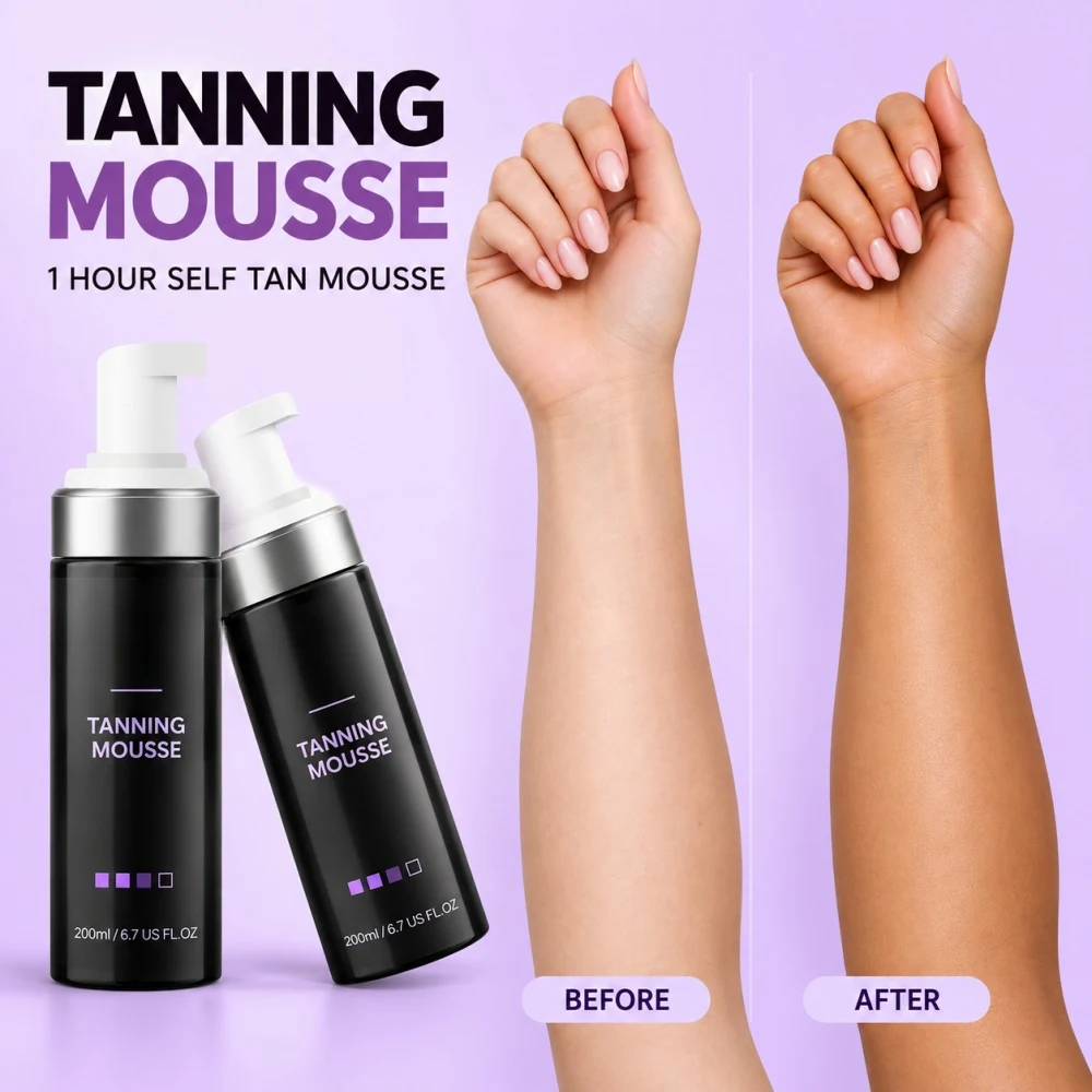 Coconut + DHA · Mousse autobronzante · FK-1601957202078